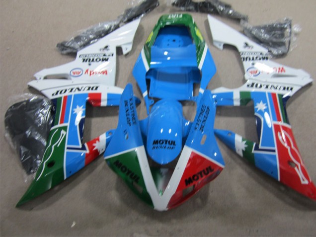 Cheap 2002-2003 Blue Black Motul Yamaha YZF R1 Motorcycle Fairings Kit UK Cheap 2002-2003 Blue Black Motul Yamaha YZF R1 Motorcycle Fairings Kit UK