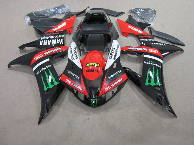 Cheap 2004-2006 Red White Black Motul Yamaha YZF R1 Motorcycle Fairing UK Cheap 2004-2006 Red White Black Motul Yamaha YZF R1 Motorcycle Fairing UK