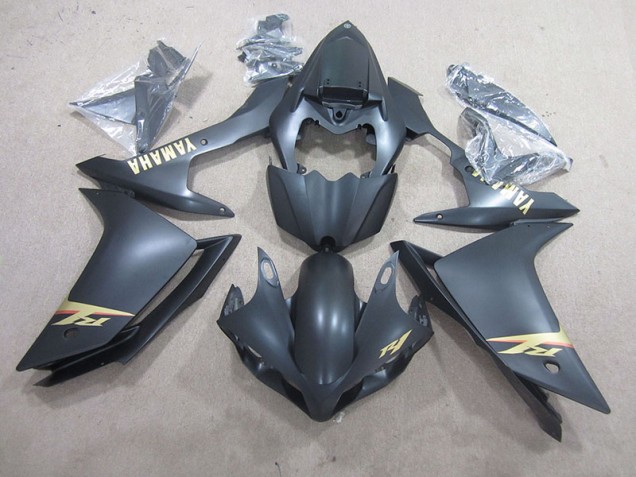 Cheap 2007-2008 Black Gold Decal Yamaha YZF R1 Bike Fairings UK Cheap 2007-2008 Black Gold Decal Yamaha YZF R1 Bike Fairings UK