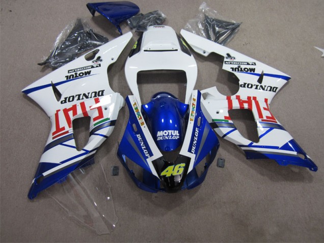 Cheap 2009-2011 Blue White Motul Dunlop 46 Yamaha YZF R1 Bike Fairings UK Cheap 2009-2011 Blue White Motul Dunlop 46 Yamaha YZF R1 Bike Fairings UK