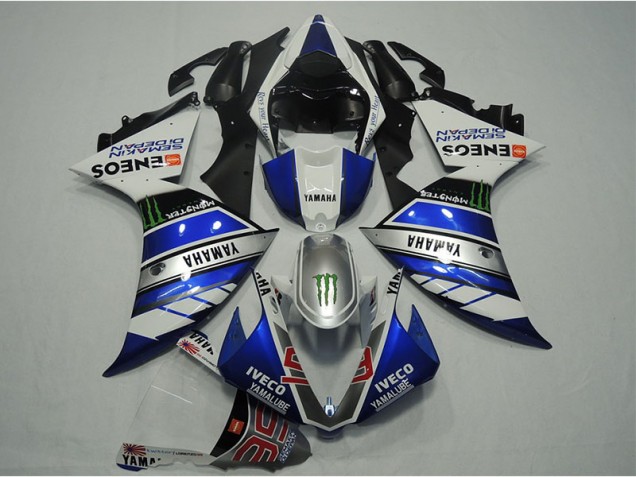 Cheap 2012-2014 Blue White IVECO Yamaha YZF R1 Motorcylce Fairings UK Cheap 2012-2014 Blue White IVECO Yamaha YZF R1 Motorcylce Fairings UK