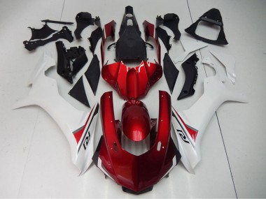 Cheap 2015-2019 Red White Yamaha YZF R1 Bike Fairings UK