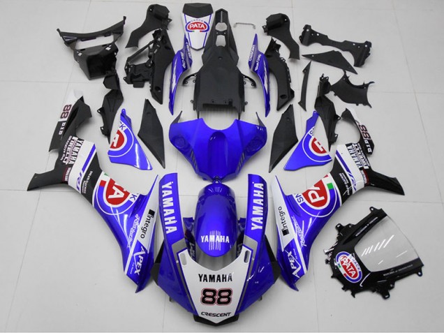 Cheap 2015-2019 Blue PATA 88 Yamaha YZF R1 Bike Fairing Kit UK Cheap 2015-2019 Blue PATA 88 Yamaha YZF R1 Bike Fairing Kit UK