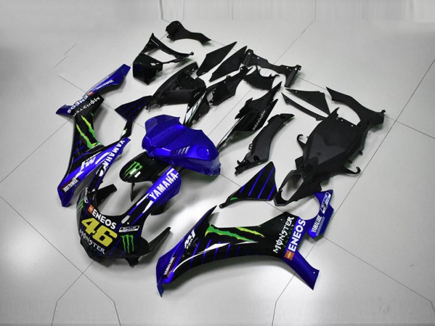 Cheap 2015-2019 Blue Blue White ENEOS 46 Monster Yamaha YZF R1 Motorcycle Fairing UK Cheap 2015-2019 Blue Blue White ENEOS 46 Monster Yamaha YZF R1 Motorcycle Fairing UK