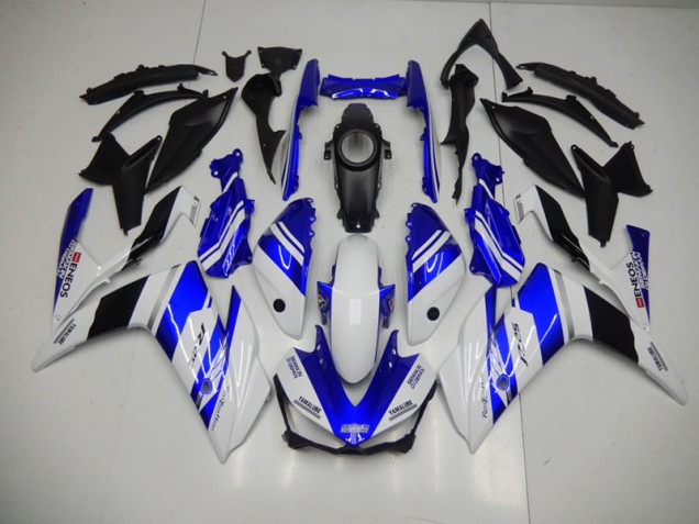 Cheap 2015-2022 Blue White Blue White ENEOS Yamaha YZF R3 Bike Fairings UK Cheap 2015-2022 Blue White Blue White ENEOS Yamaha YZF R3 Bike Fairings UK