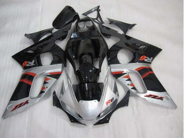 Cheap 1998-2002 Black Silver Yamaha YZF R6 Motorcycle Fairing Kit UK Cheap 1998-2002 Black Silver Yamaha YZF R6 Motorcycle Fairing Kit UK