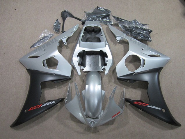 Cheap 2003-2005 Silver Black Yamaha YZF R6 Bike Fairing UK Cheap 2003-2005 Silver Black Yamaha YZF R6 Bike Fairing UK