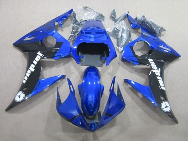 Cheap 2003-2005 Blue Black Yamaha YZF R6 Replacement Motorcycle Fairings UK