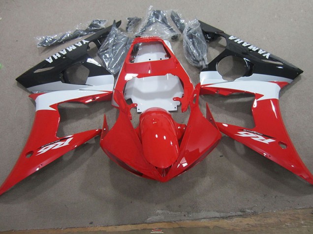 Cheap 2003-2005 Red White Yamaha YZF R6 Motorcycle Fairings UK Cheap 2003-2005 Red White Yamaha YZF R6 Motorcycle Fairings UK