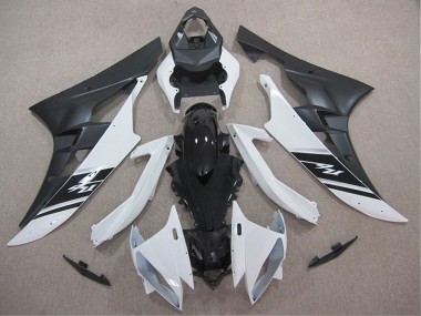 Cheap 2006-2007 White Black Yamaha YZF R6 Motor Bike Fairings UK