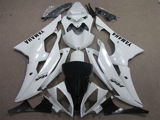Cheap 2008-2016 White Black Decal Yamaha YZF R6 Motorcycle Fairing Kits UK Cheap 2008-2016 White Black Decal Yamaha YZF R6 Motorcycle Fairing Kits UK