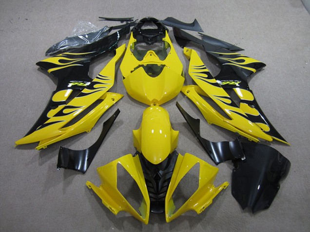 Cheap 2008-2016 Yellow Black Flame Yamaha YZF R6 Motor Bike Fairings UK Cheap 2008-2016 Yellow Black Flame Yamaha YZF R6 Motor Bike Fairings UK