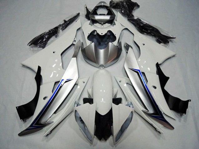 Cheap 2008-2016 White Black Blue Yamaha YZF R6 Motorcycle Replacement Fairings UK Cheap 2008-2016 White Black Blue Yamaha YZF R6 Motorcycle Replacement Fairings UK